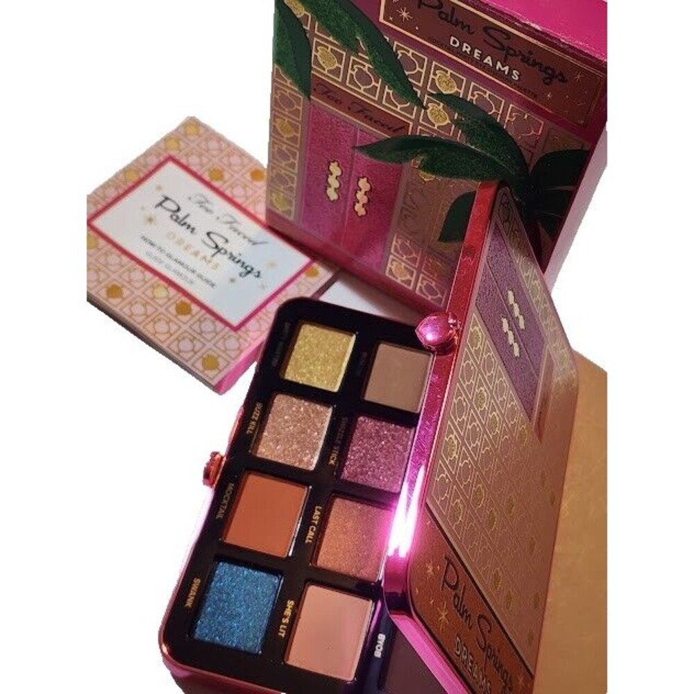 Too Faced Palm Springs Dreams Cocktail Party Eye Shadow Palette 12 Pan Shade NIB